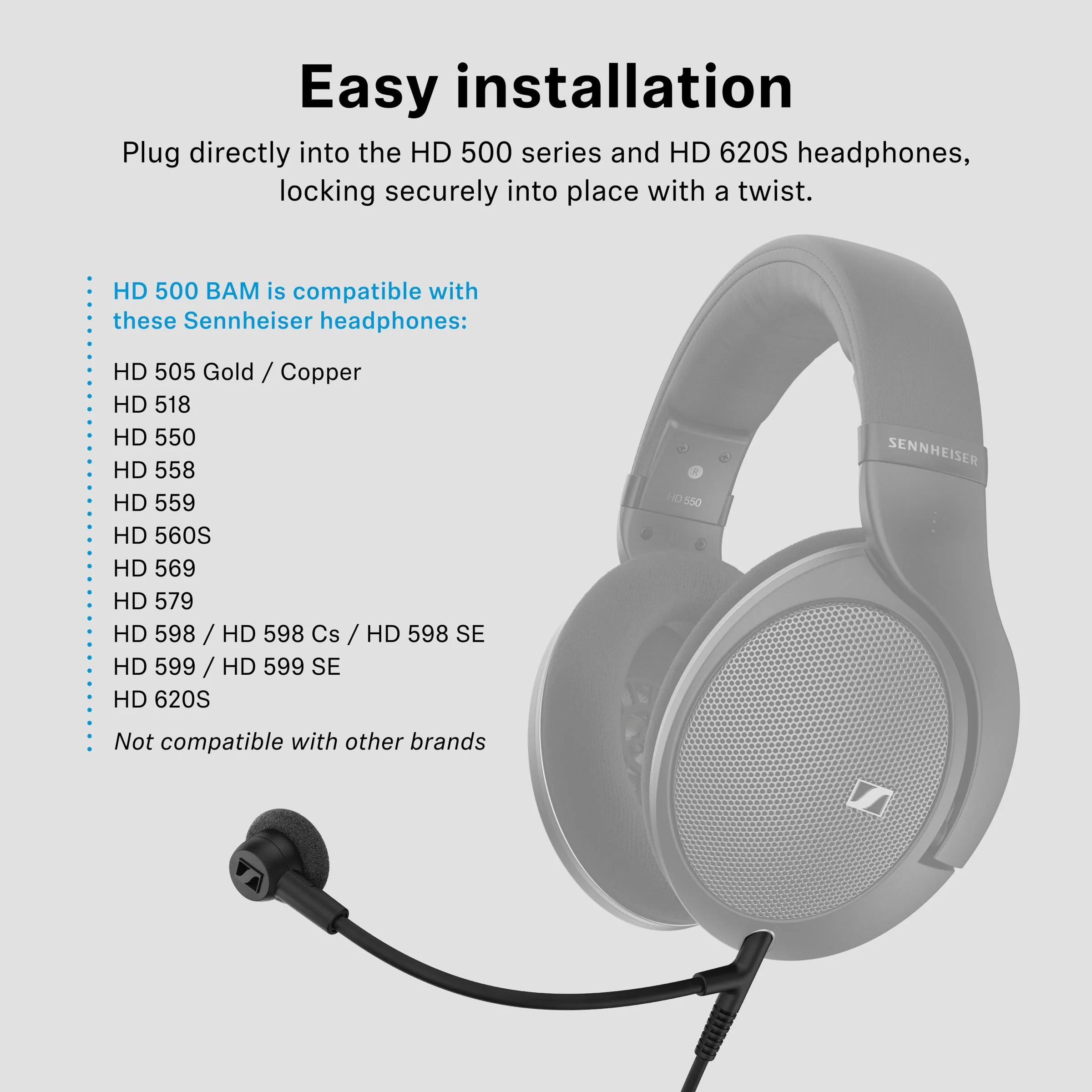 HD 560 S with Boom Arm Micrphone - Image 4
