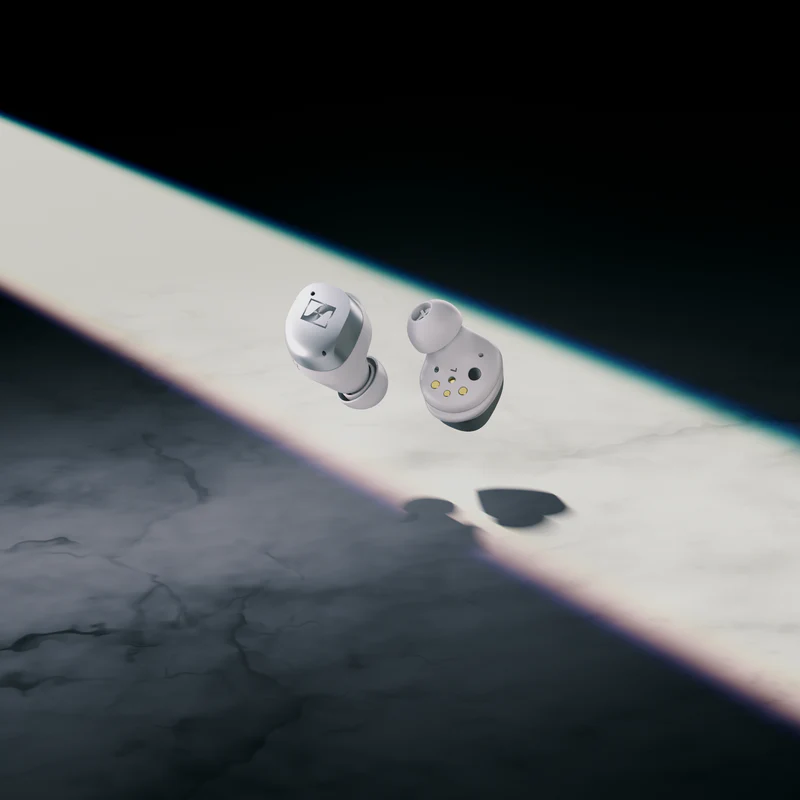 MTW4 Earbuds Without Charging Box :  Accessory (White Silver) - Image 2