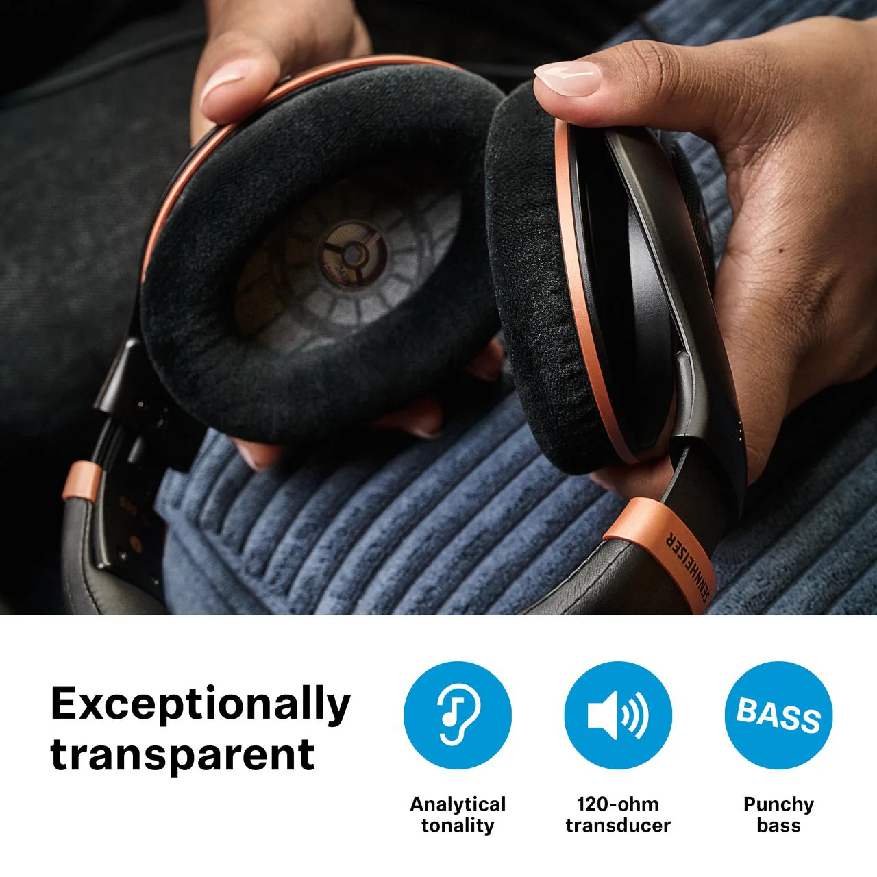 HD 505 Open Back Wired Headphones - Image 5