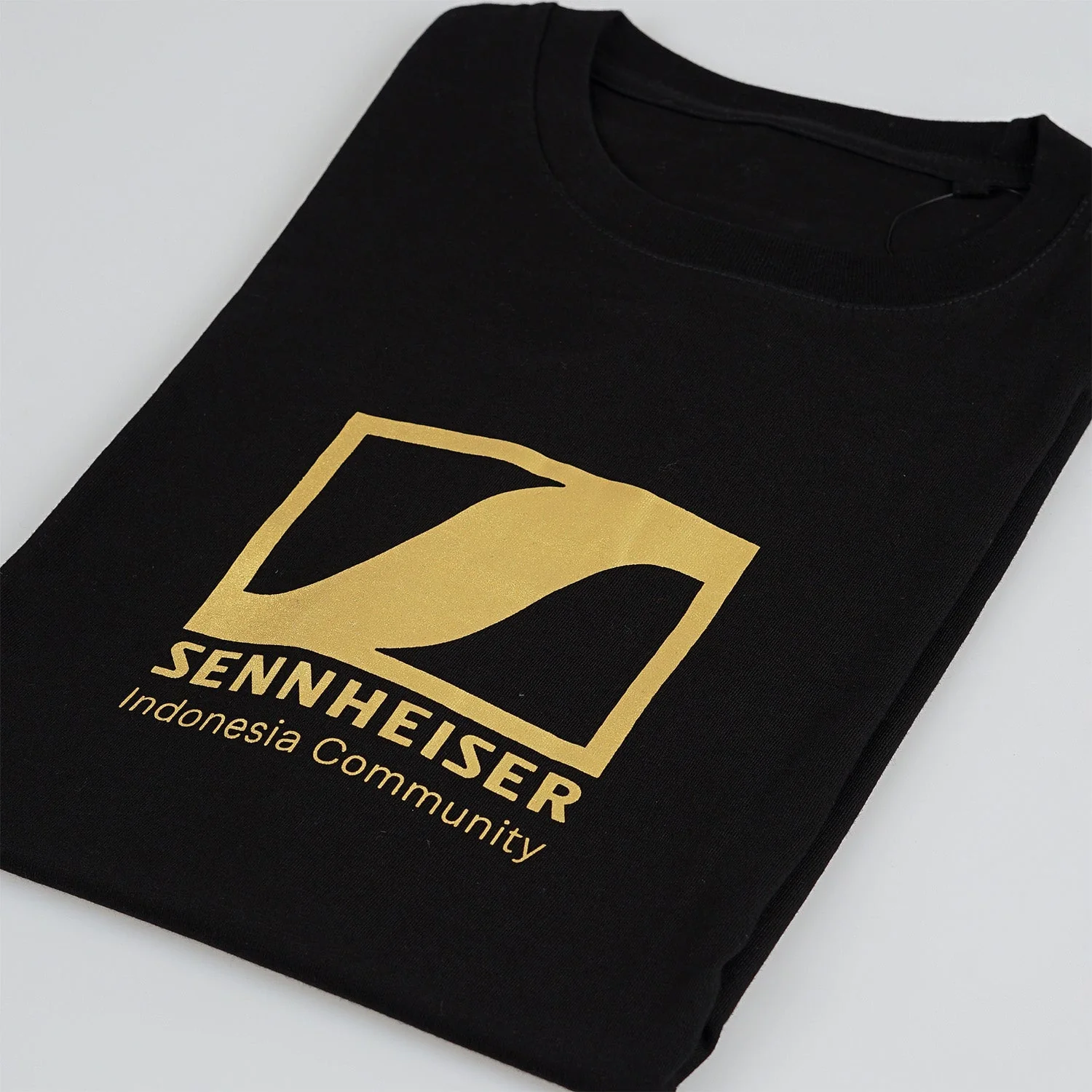 SENNHEISER T-Shirt Black Gold - Image 2