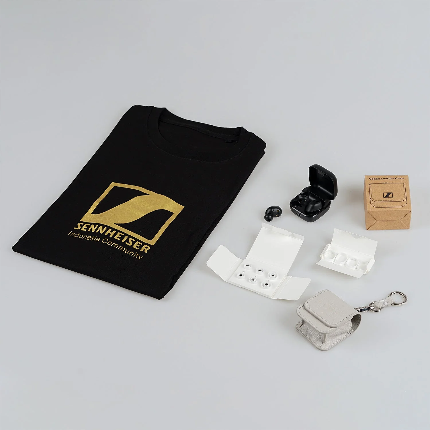 SENNHEISER T-Shirt Black Gold - Image 3